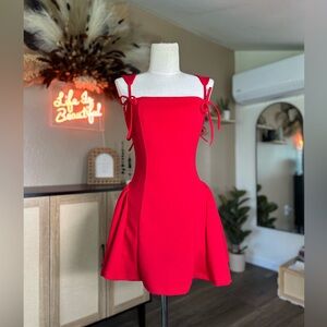 SHEIN Red Mini Dress XS